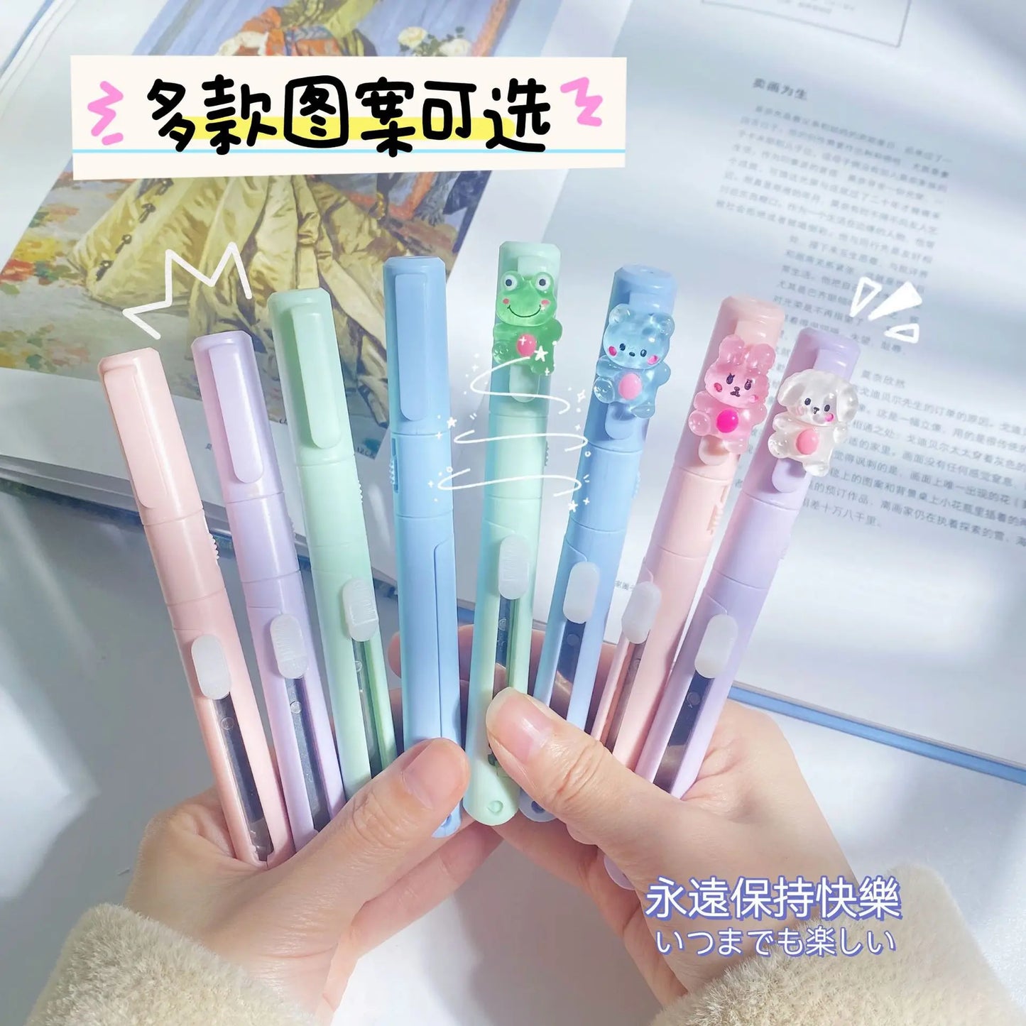 Mini Colorful Folding Scissors - Hand Tent Cutting, Engraving Knife, Paper Trimming Utility Knife - Compact Tool