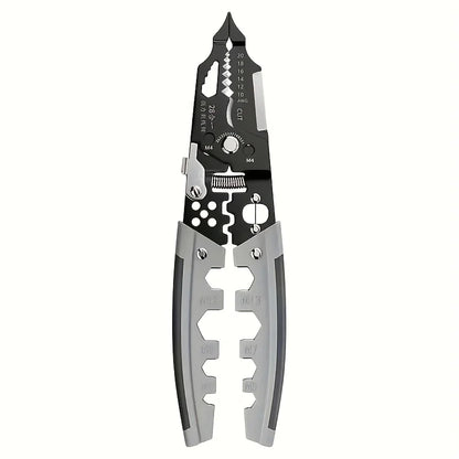28 In 1 Professional Wire Stripper Tool - 8-Inch Wire Cutter, Crimper, Cable Stripper & Electrical Wiring Tool