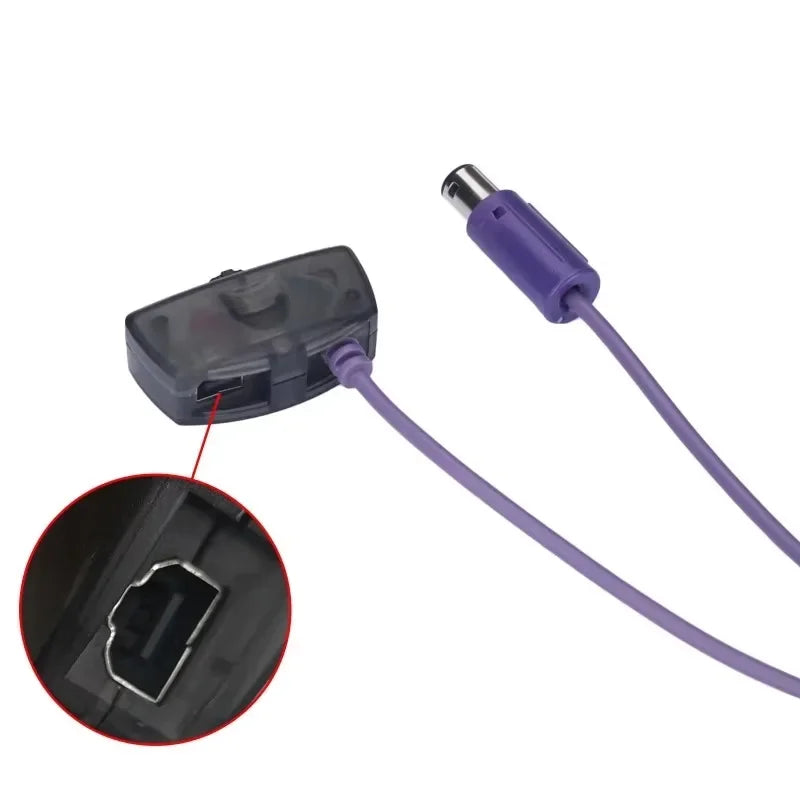 GBA Link Cable Adapter – Game Boy Advance to Nintendo GameCube NGC Connection Cord Accessory