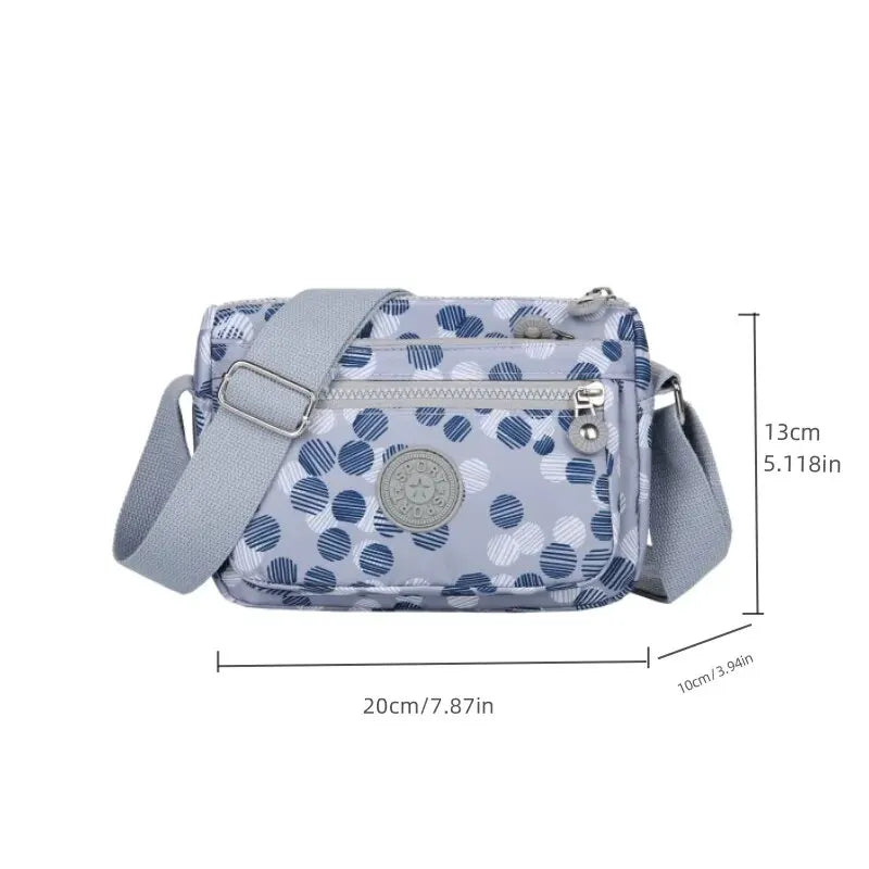 Nylon Oblique Crossbody Bag for Women - Stylish Shoulder Bag, Fashionable and Practical Mother Bag