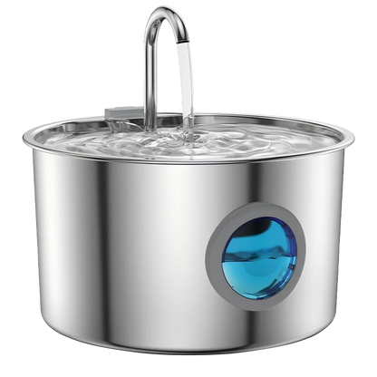 Automatic Cat Water Fountain - Stainless Steel Dog & Cat Water Dispenser with Filter