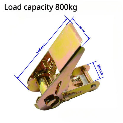 2m/3m Cargo Strap Ratchet Tensioner: Secure Tightener for Luggage & Goods Transportation - Ideal for Outdoor Camping and Freight Car Use