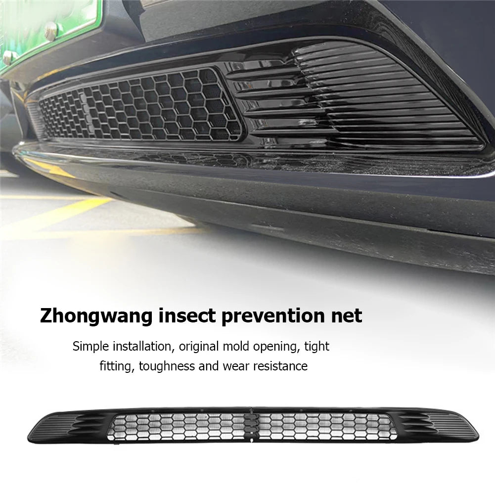 Car Lower Bumper Anti-Insect Net for Tesla Model 3 & Model Y (2019-2022) – Front Grille Mesh Air Inlet Cover