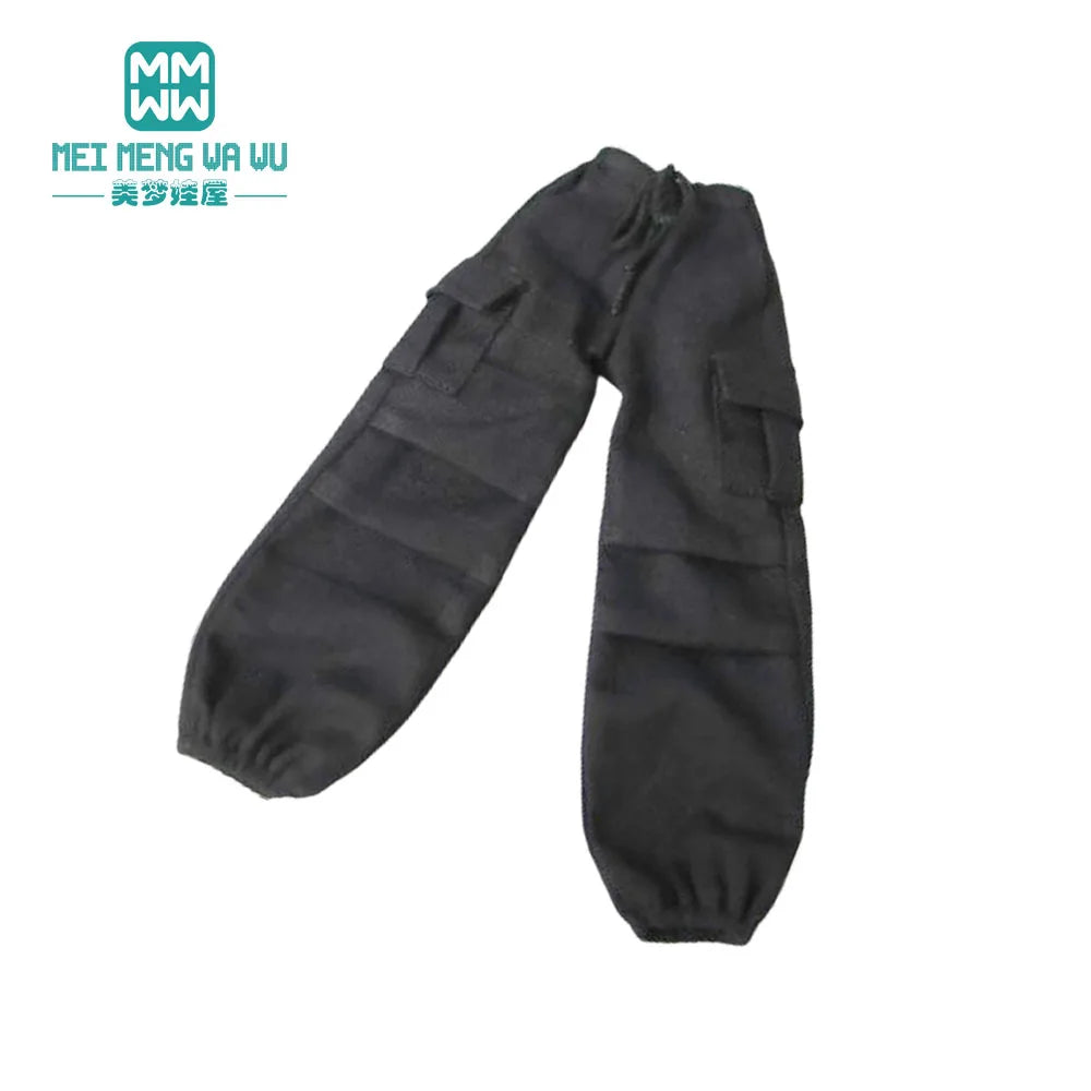 Blythe & Azone OB22/OB24 Doll Clothes — Fashion Jeans Overalls in Khaki, Army Green, Denim Blue, Pink & Black
