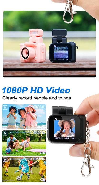 2025 New Mini DV Camera Y4000 HD 1080P – Portable Pocket Audio Video Recorder with Screen for Kids & Students