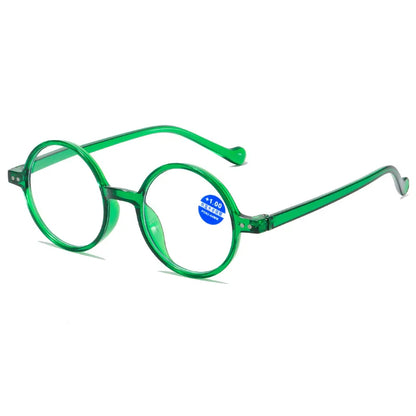 Fashion Round Reading Glasses for Women & Men – Vintage Stylish Frame for Hyperopia & Presbyopia, Diopter +1.0 to +4.0