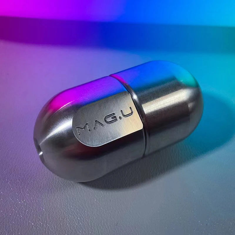 Magnetic Push Slider Fidget Toy – Metal EDC Hand Spinner for Autism, ADHD & Stress Relief
