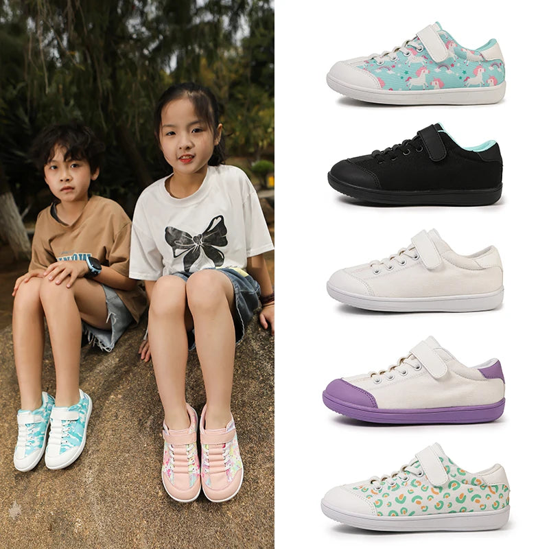 Children's Wide Barefoot Shoes – Anti-Slip Sports & Casual Shoes for Boys and Girls