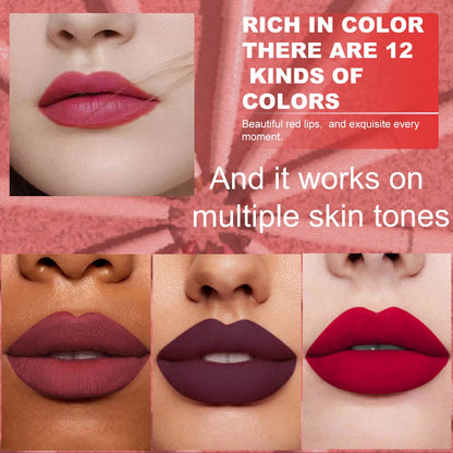 6pcs Waterproof Lip Liner Set - Long-Lasting Non-Fading Makeup Pencil Collection