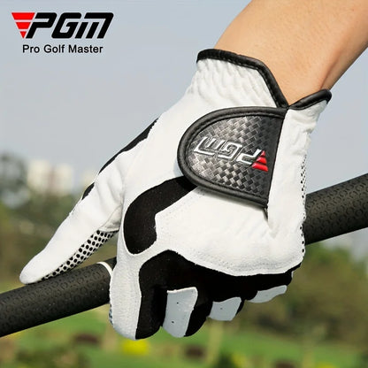 PGM Professional Golf Gloves – Breathable Microfiber, Non-Slip Grip for Club Swing & Putting Training