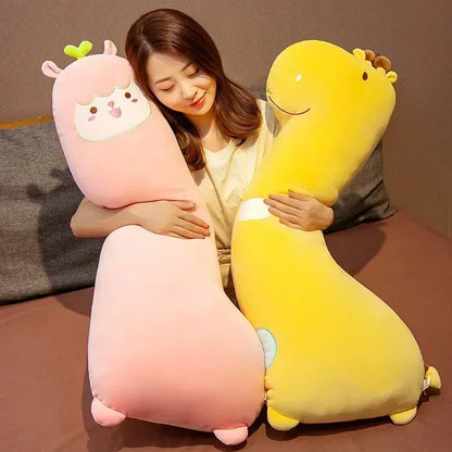 Lovely Cartoon Animal Side Sleep Body Pillow – Soft Cozy Long Pillow, Cute Gift for Girlfriend, Schoolmate, or Birthday