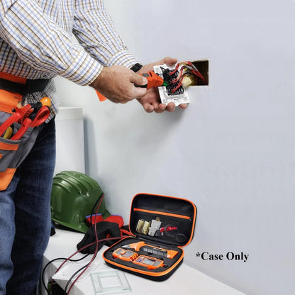 Klein Circuit Breaker Finder Storage Case - Protective Box for Outlet Repair Kit & GFCI Tester