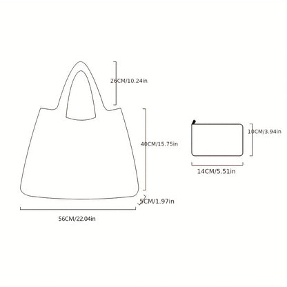 Chic Iris Flower Large Foldable Tote Bag – Lightweight Nylon Reusable Shopping Bag with Shoulder Strap, Machine Washable Travel Grocery Handbag
