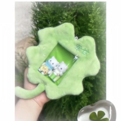 Cute Fox Photocard Case Keychain - Cartoon Student Card Holder & Idol Photo Protective Cover