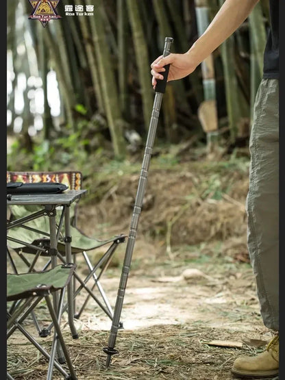 Folding Multifunctional Hiking Poles – Ultralight Telescopic Trekking Poles for Outdoor Camping & Tactical Use