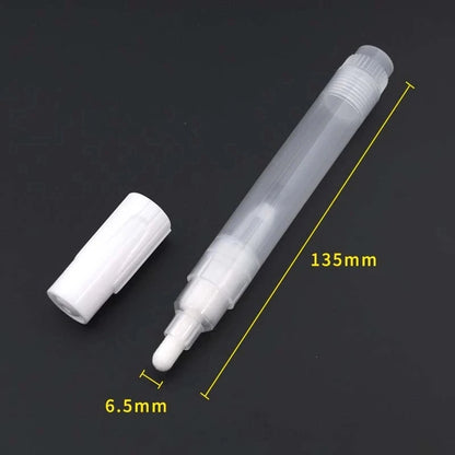 Plastic Empty Pen Rod Tubes – 0.5 to 30mm Barrels for Graffiti, Liquid Chalk, Paint Marker Accessories