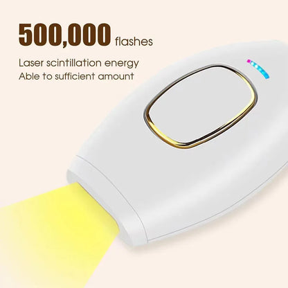 Body Bikini IPL Hair Removal Device — 500,000 Flash Permanent Painless Laser Epilator for Women, Home Use