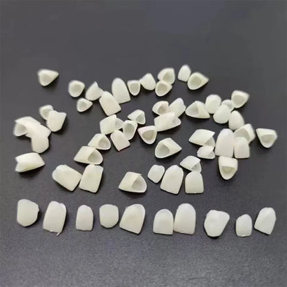 50/100pcs Dental Temporary Crown Resin Veneers – Porcelain Teeth Materials for Anterior & Posterior Teeth Restoration