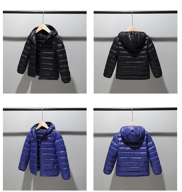 Kids Down Jackets for Autumn & Winter – Warm Coats for Boys & Girls (3-14 Years), Toddler Outerwear