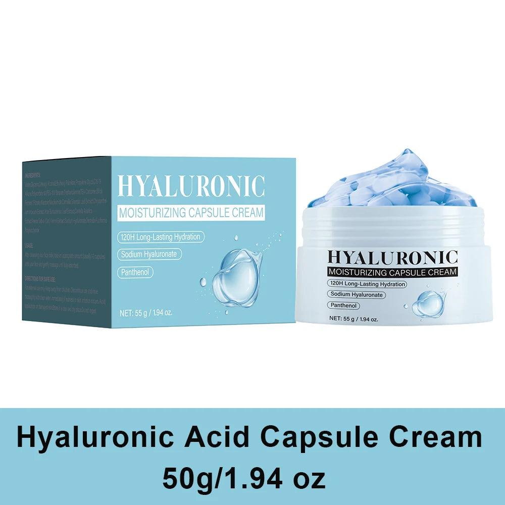 PDRN Capsule Cream 100 Moisturizer with Hyaluronic Acid & 9 Peptides, Hydrating, Firming & Nourishing Face Cream