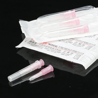 31G 4mm Adjustable Disposable Microplastic Needle – Sterile Medical Injection Tool for Cosmetic Eyelid Procedures
