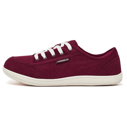 HOBIBEAR Barefoot Shoes for Men & Women | Zero Drop, Wide Toe Minimalist Cowhide Leather Sneakers