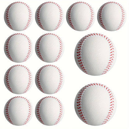 Unisex Lightweight Softball – Durable Elastic PU Foam Baseball for Indoor/Outdoor Training & Recreation