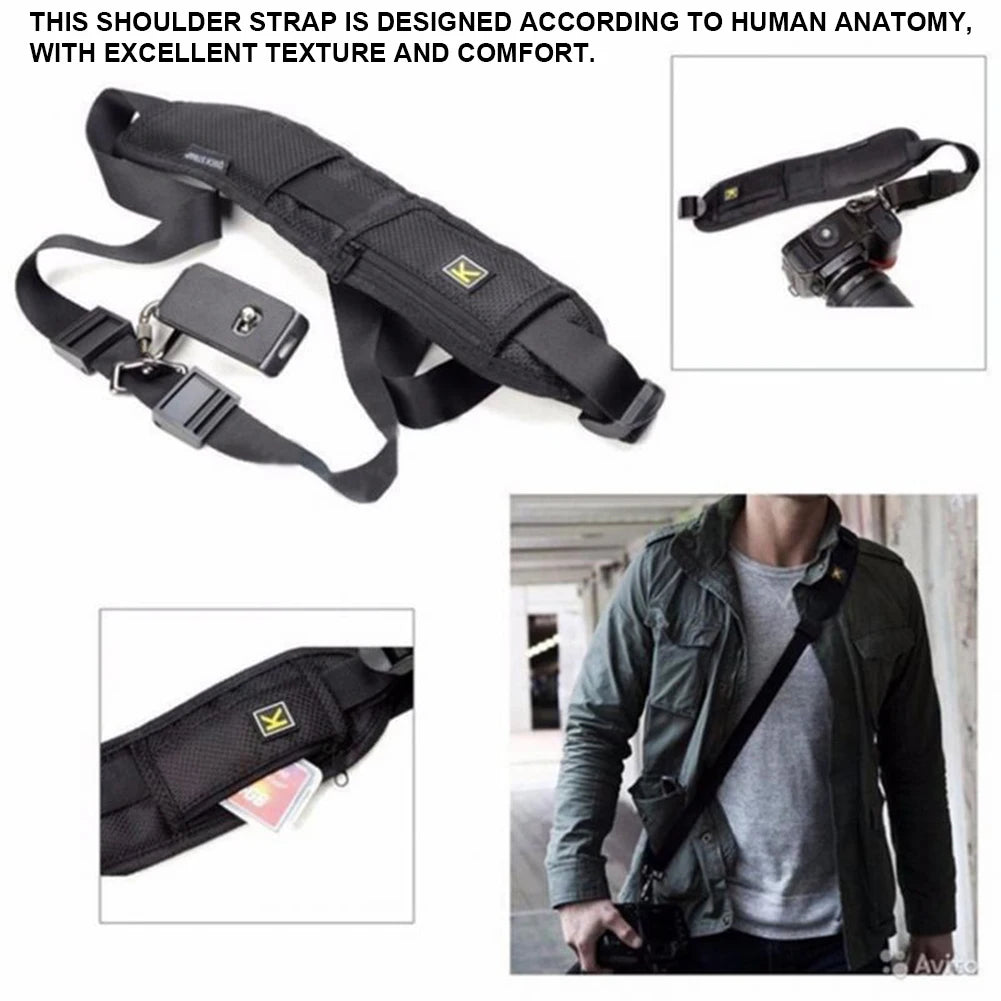 Adjustable Camera Shoulder Strap – Quick Release Neck Sling Belt for Canon, Nikon & Sony Digital Cameras