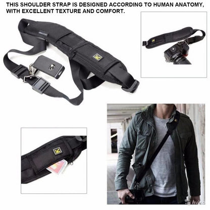 Adjustable Camera Shoulder Strap – Quick Release Neck Sling Belt for Canon, Nikon & Sony Digital Cameras