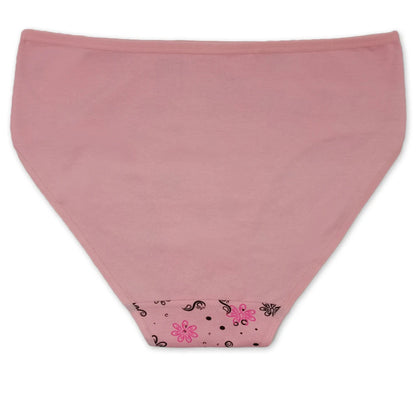 Women’s Cotton Briefs Set - Sexy Print Mid-Rise Plus Size Panties 2XL-4XL Soft Breathable Underwear 6Pcs