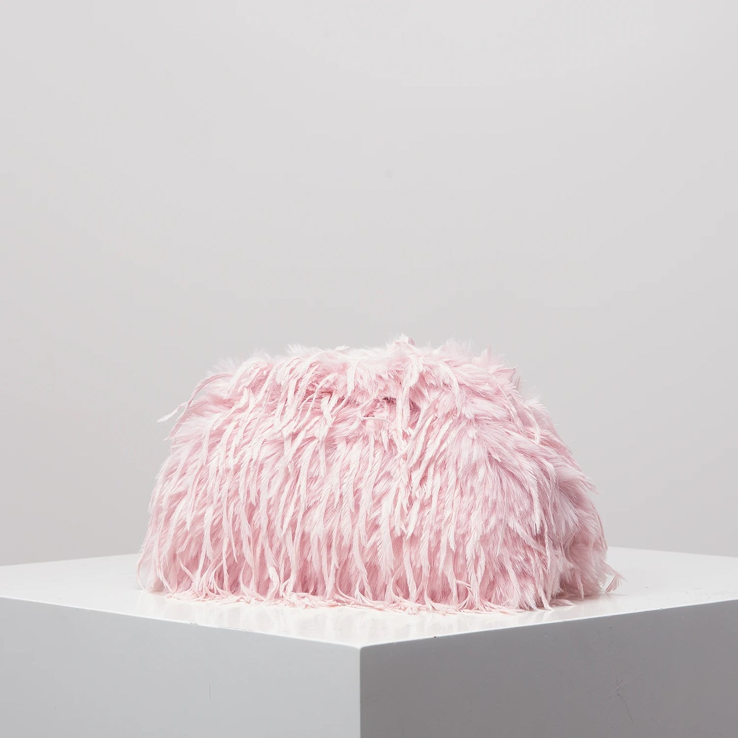 Dopamine Y2K Plush Clutch Bag – Candy-Colored Women's Clip Purse for Dinner or Party Dresses