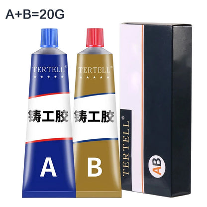 2-in-1 Metal Repair Paste – High Strength Cold Welding Glue & AB Casting Sealant for Metal Defects