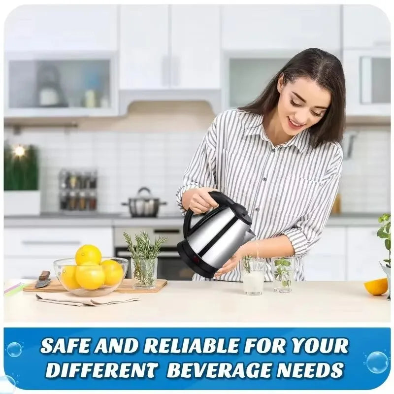 Stainless Steel Smart Electric Kettle | 1500W Whistle Kettle for Tea & Coffee