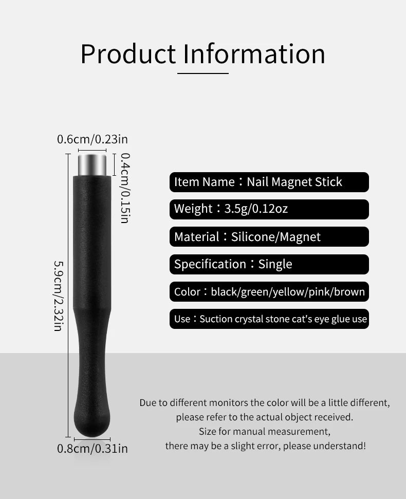 Cat Eye Nail Magnet Stick Set – Multi-Function Magnetic Tools for Cat Eye Gel Polish Nail Art