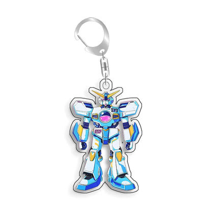 Gundam Freedom ZGMF-X10A Keychain - Recycled Acrylic Anime Backpack Pendant and Collectible Gift for Fans