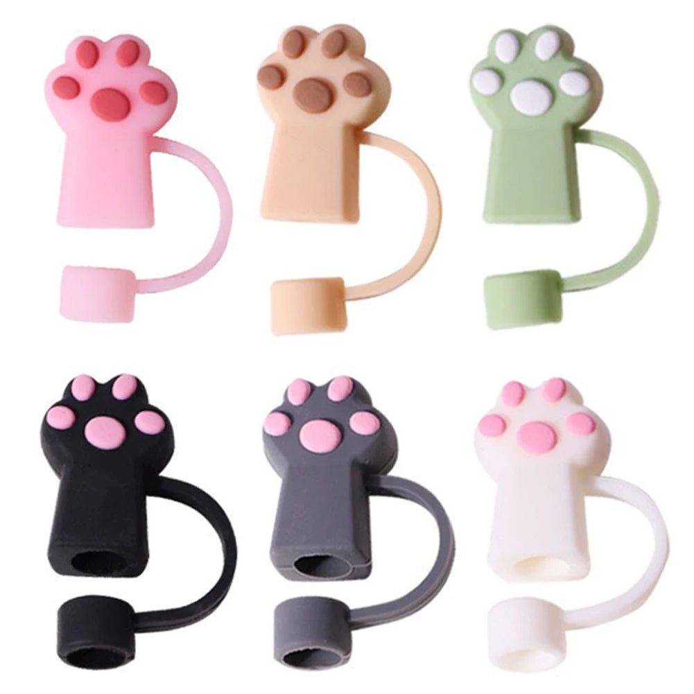 10mm Silicone Straw Covers – Animal Toppers & Spill Stoppers for Stanley 30/40oz Tumbler Accessory