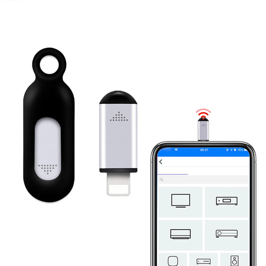 Universal Mini Infrared Transmitter for iOS Smartphones - Smart Remote Controller Replacement for TV, Air Conditioner, Fan, Camera, and More