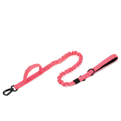 Durable Nylon Pet Dog Collar & Leash Set – Reflective Tactical Training Collar for Large Dogs