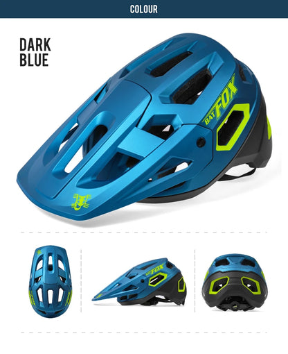 BATFOX MTB Cycling Helmet — Integrally-Molded Mountain Bike Helmet for Speed & Safety