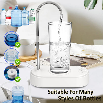Electric Water Pump Dispenser — Automatic Gallon Bottle Pump for Home & Office, Portable Cold Water Pump