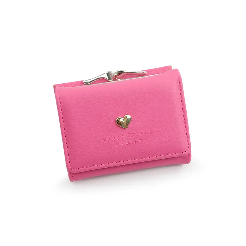 New Mini Short Women’s Wallet – High-Quality Luxury Coin Pocket, Card & Photo Holder, Cute Purse for Girls