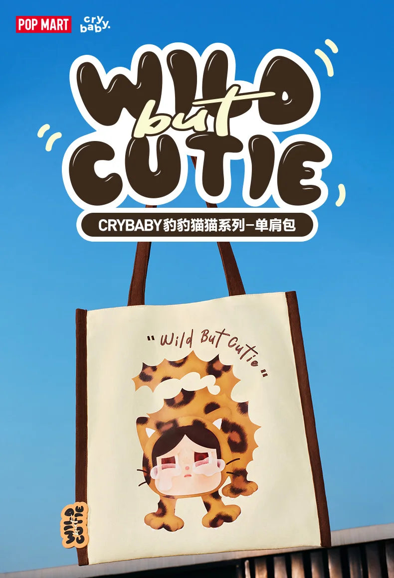 Genuine Crybaby Wild But Cutie Leopard Cat Blind Box — Vinyl Plush Pendant for Kids