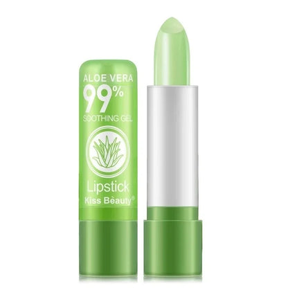 12pc Set Color Changing Aloe Vera Lip Balm – Moisturizing, Long-Lasting Tinted Lipsticks