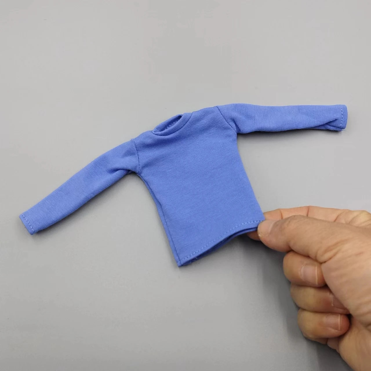 1/6 Scale Black T-Shirt for 12" (30cm) Action Figures — Male & Female DIY Model Accessories