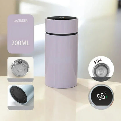 Stainless Steel Vacuum Insulated Tumbler - Thermal Water Bottle for Hot & Cold Drinks