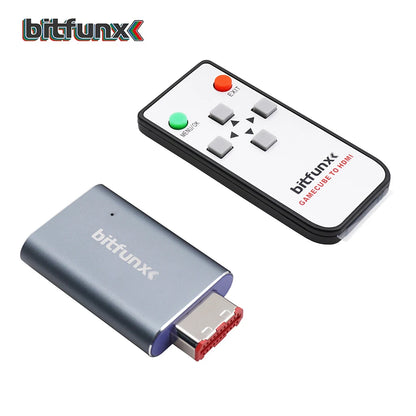 Bitfunx GC2HDMI Adapter – Digital AV to HDMI Converter for Nintendo GameCube NGC DOL-001 Console