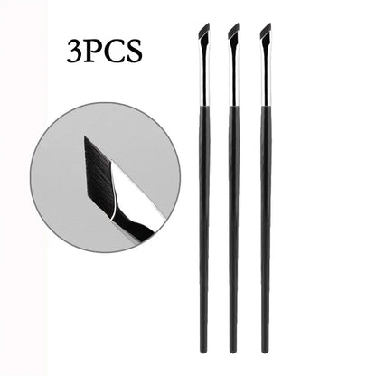 Upgrade Blade Eyeliner Brush | Ultra-Thin Fine Angle Flat Brush for Eyebrows & Under-Eye Makeup | Precise Detail White Brush