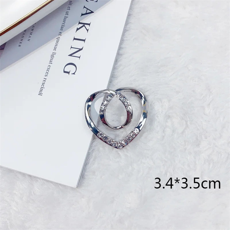 Creative Knot Buckles – Geometric T-Shirt & Scarf Waist Tightening Buttons, Clothing Accessories