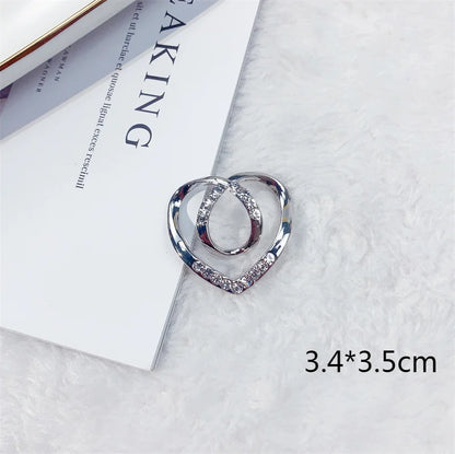 Creative Knot Buckles – Geometric T-Shirt & Scarf Waist Tightening Buttons, Clothing Accessories