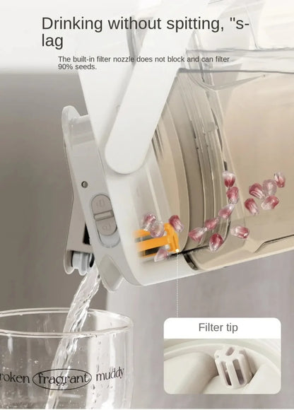 3.5L Refrigerator Water Kettle – Large Iced Beverage Dispenser with Faucet for Fruit Tea & Cold Drinks